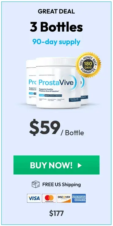 ProstaVive 3 bottle price